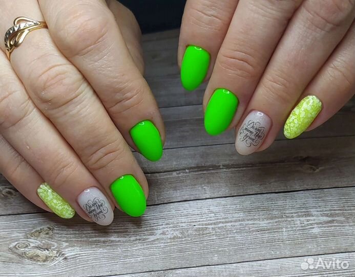 Наращивание ногтей, покрытие гель-лаком, педикюр