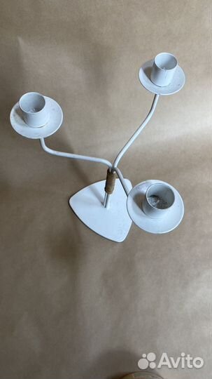 Подсвечник IKEA канделябр на 3 свечи