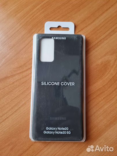 Чехол Samsung Silicone Cover Note 20 черный