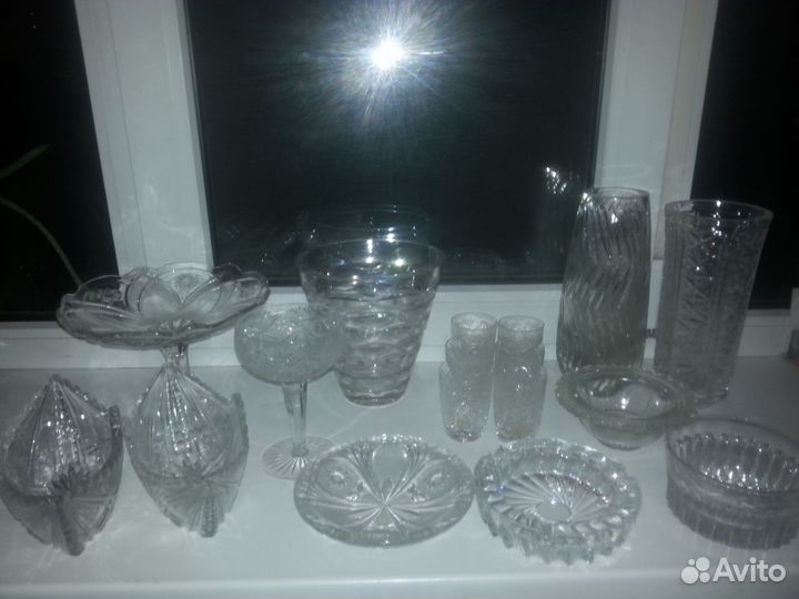 Хрусталь винтаж СССР, Чехия1960-1970 гг