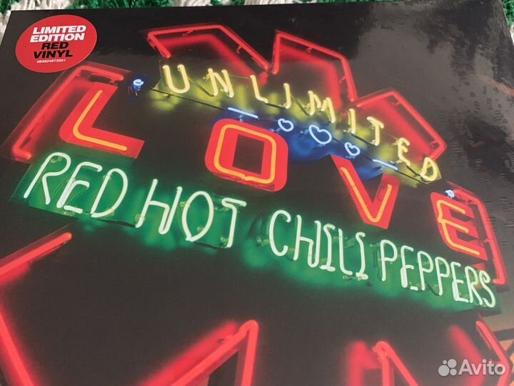 Red Hot Chili Peppers Unlimited Love Red Vinyl Lp