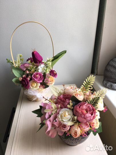 Интерьерные композиции Корзинка