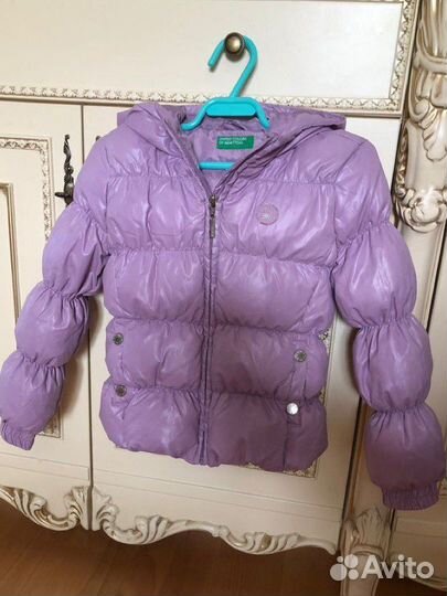 Куртка для девочки benetton 110 (4-5 лет)