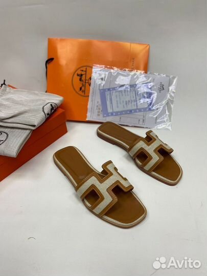 Шлепки / Сланцы Hermes Размеры 36-40