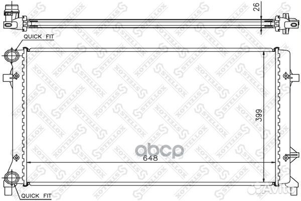 10-25204-SX радиатор системы охлаждения Audi A