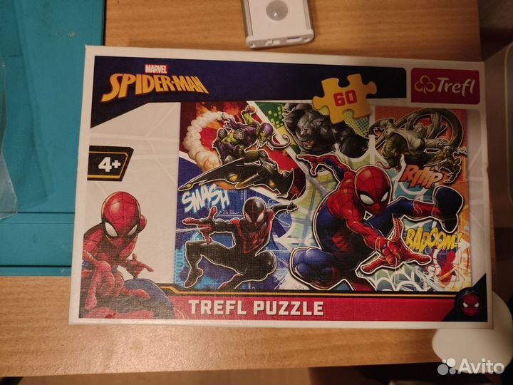 2 пазла человек- паук spider-man trefl puzzle