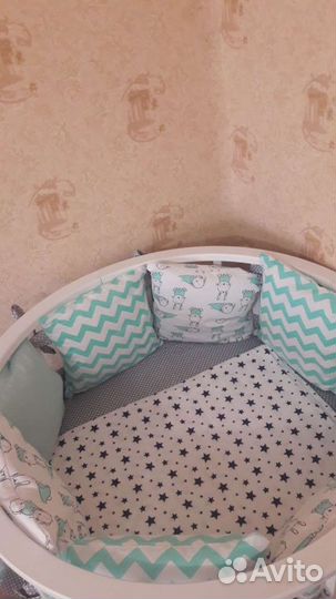 Бортики в детскую кроватку