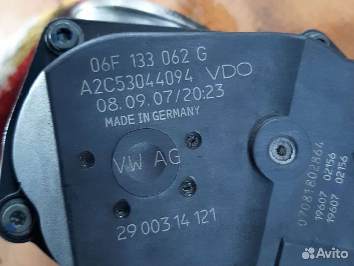 Дроссельная заслонка 1.8 tfsi VW Audi