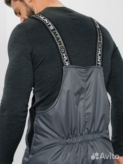 Костюм зимний полюсv-2 цвет Серый/Черный ткань Cel