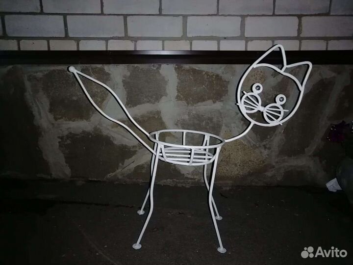Подставка котик под цветы