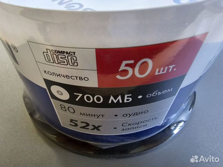 Sonnen диск для записи CD-R, 700 мб, 50 шт./уп