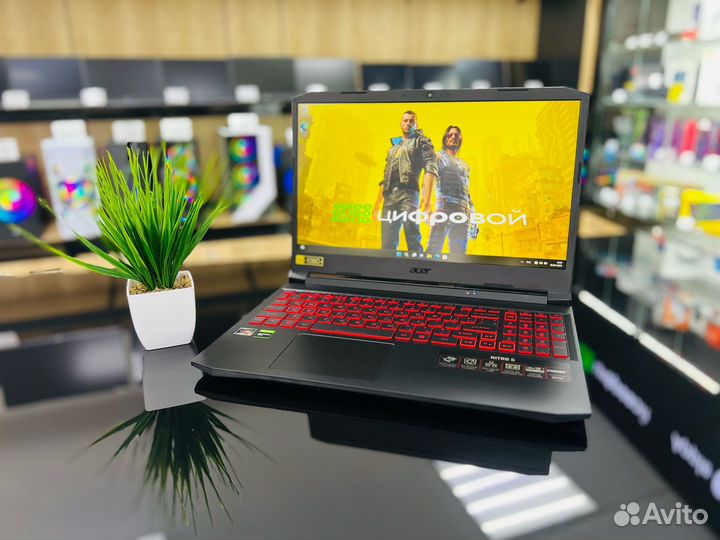 Мощный игровой ноутбук Ryzen 5/GTX 1650/DDR4-16