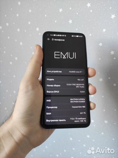 HUAWEI Nova 5T, 6/128 ГБ