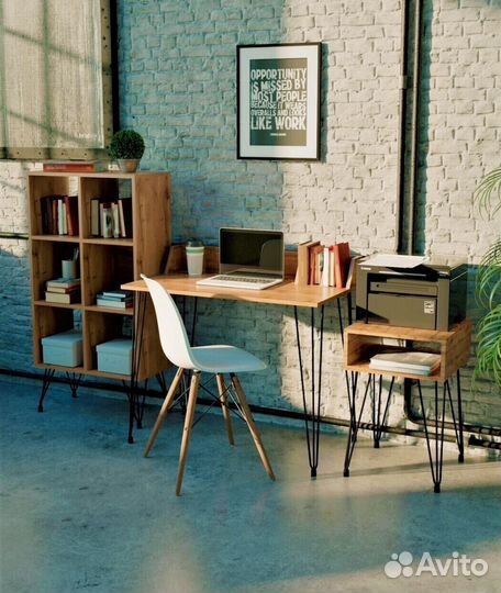 Woodsteel Письменный стол, 90х50х75 см