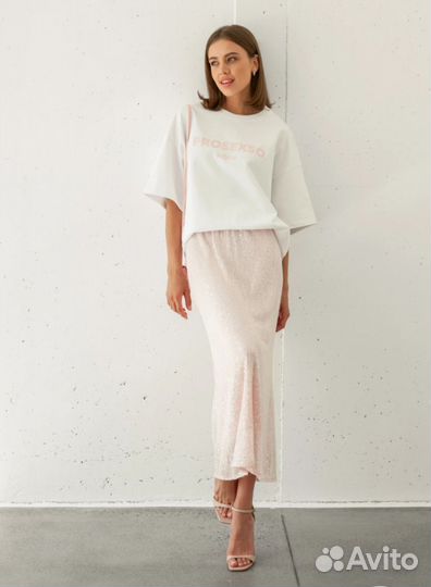 Юбка в пайетки