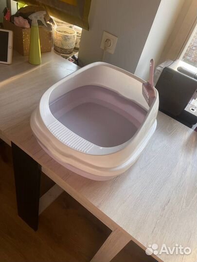 Лоток для кошек с совком открытый