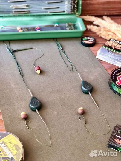 Жмых, бойлы, макушатники, карповые монтажи