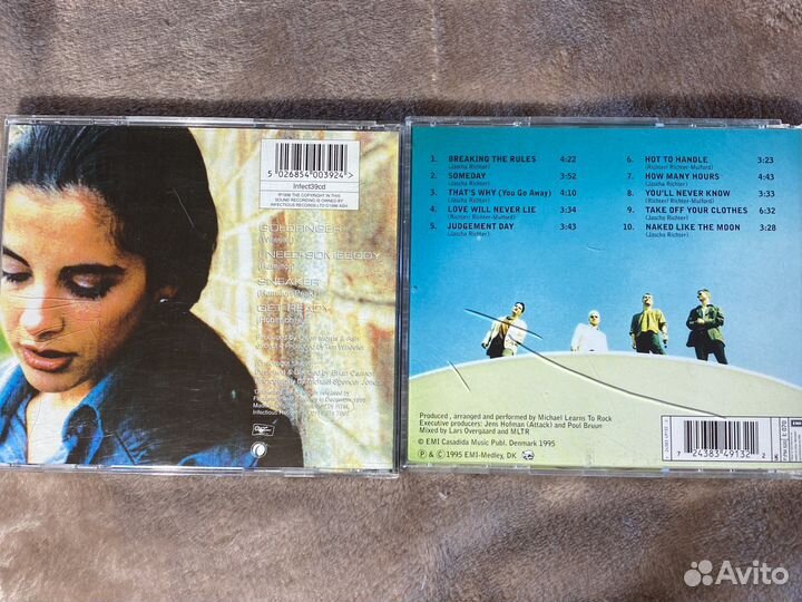 CD фирменные рок, поп EU