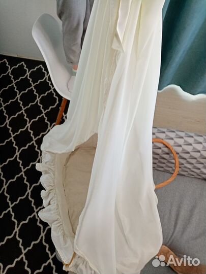 Люлька колыбель подвесная из натуральной лозы