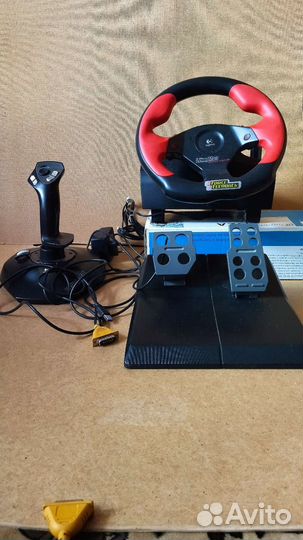 Logitech игровой руль и джойстик