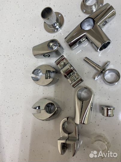 Крепёж для полочек, витрин, перегородок