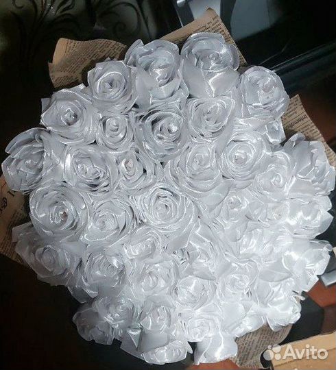 Букет из атласных лент