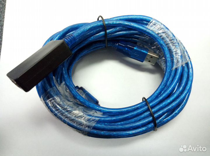 USB удлинитель 10 метров,активный, новый