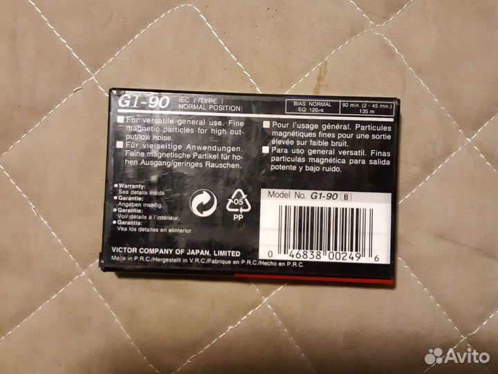 Аудиокассета JVC GI-90