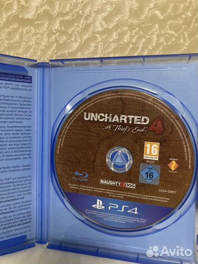 Uncharted 4 ps4