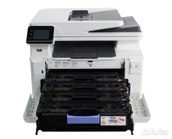 Цветное мфу принтер HP M281fdn 2-стор. печать+сеть