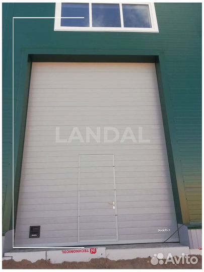 Автоматические гаражные секционные ворота