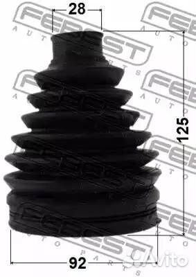 Пыльник шрус наружный комплект 92x125x28