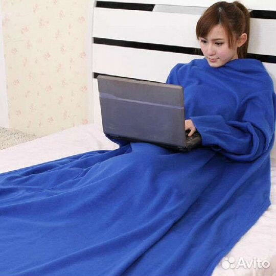 Плед с рукавами новый