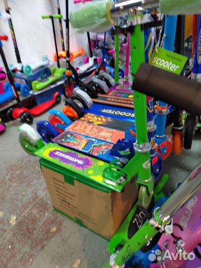 Самокаты на двух колесах(разные)