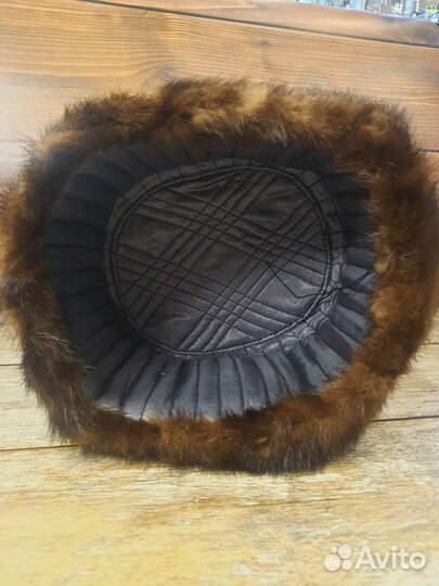 Мужская шапка меховая советская размер 54