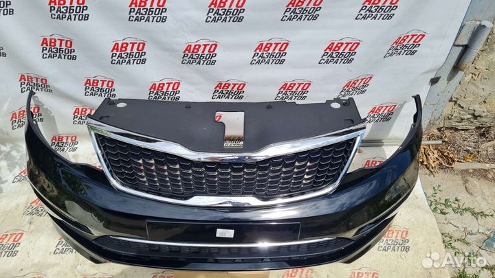 Передний бампер Kia Rio 3 рестайлинг в сборе