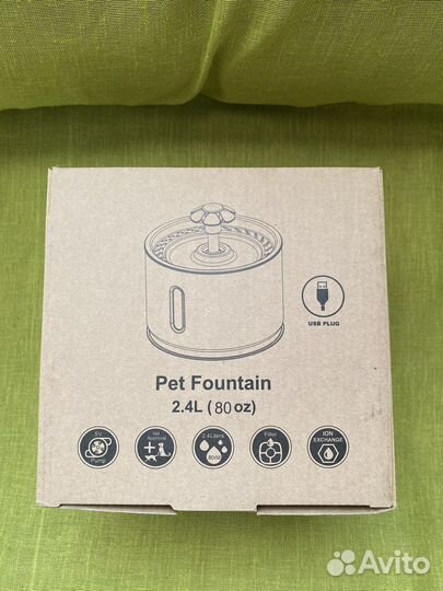 Электрическая поилка-фрнтан для животных