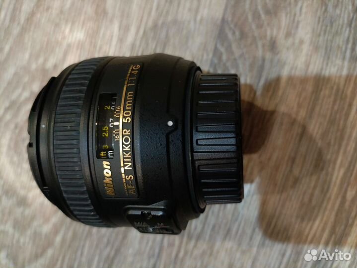 Объектив nikon 50mm 1 4