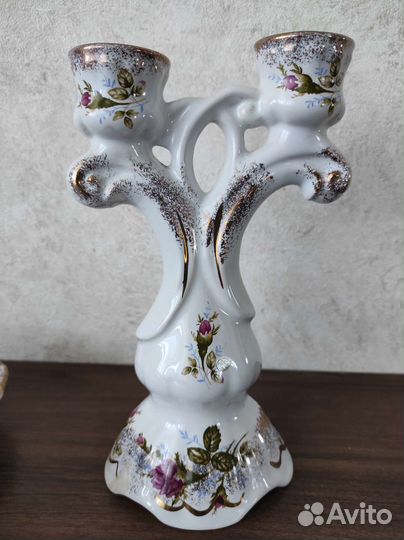 Менажница и подсвечник chodziez (Польша)