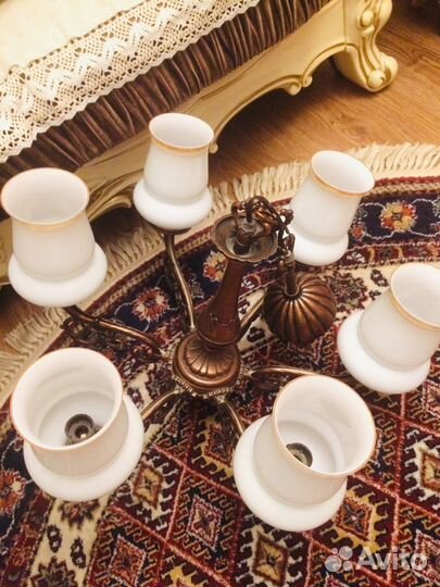 Люстра ретро винтаж СССР