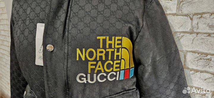 Куртка The north face Gucci черная