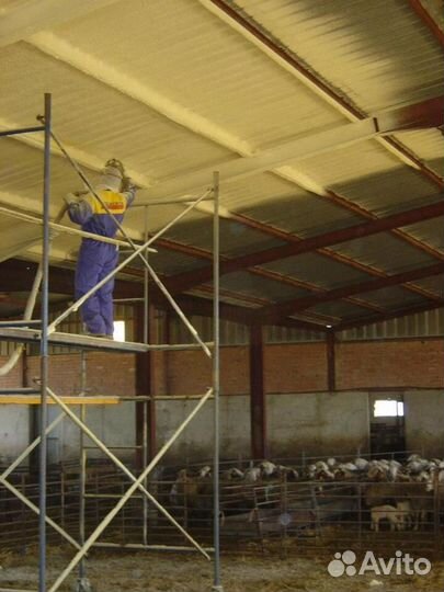 Утеплитель напыление ППУ