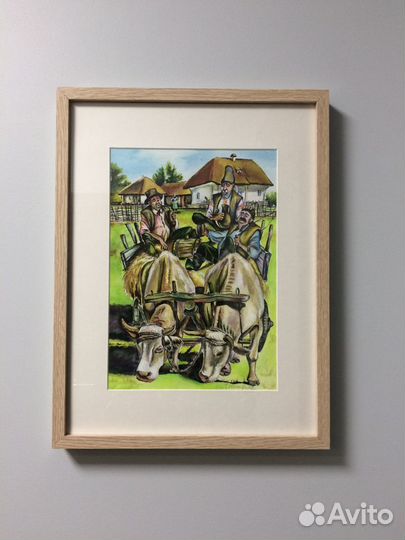 Картина акварель