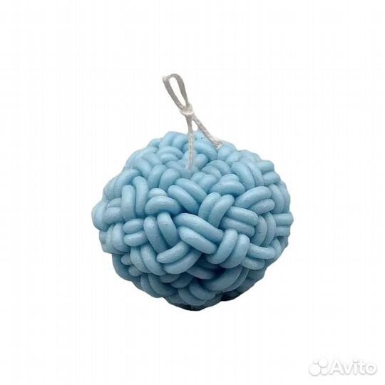 Силиконовая форма для свечей Шар клубок №1