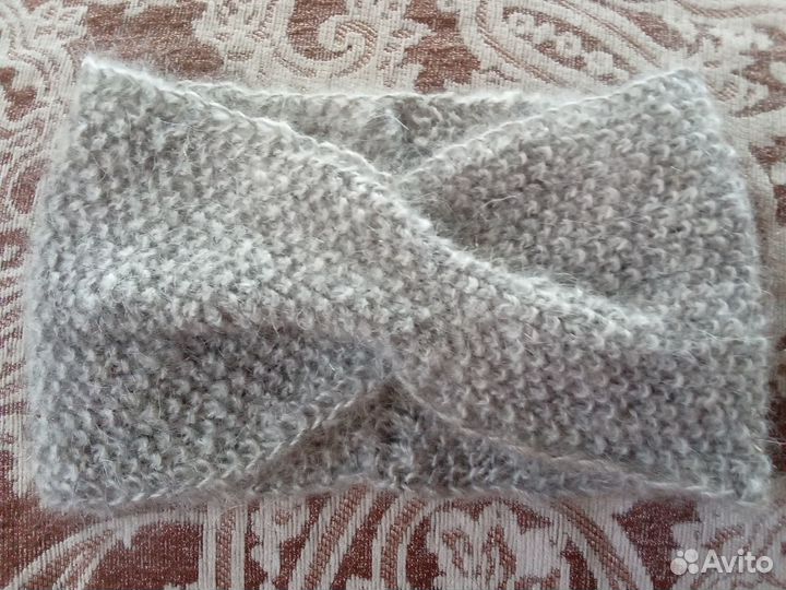 Повязка на голову пуховая