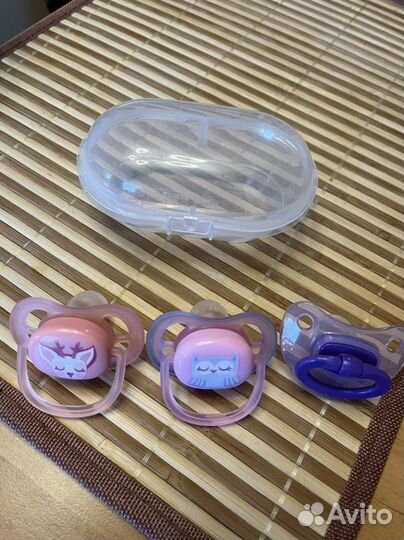 Соска пустышка avent 0 6