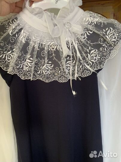 Белая блузка на девочку