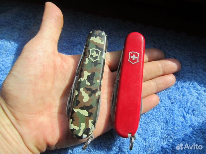 Нож складной швейцарский