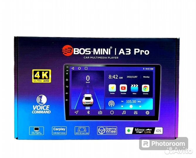 Автомагнитола BOS-mini A3PRO 9