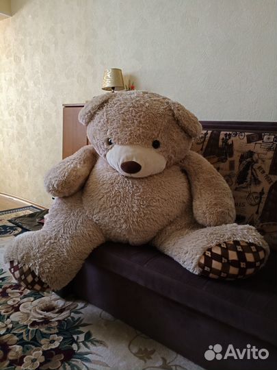 Большая мягкая игрушка медведь